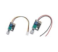 Contrôleur de vitesse variable 12 à 60 V Entrée Petit circuit imprimé Dispositif régulateur de vitesse du ventilateur pour refroidissement manuel PWM Contrôleur pour boîtier