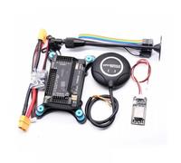 Contrôleur de vol APM2.8 avec Boussole intégrée, Support GPS M8N et Amortisseur Compatible avec quadrirotor RC Compatible Multicopter(Vertical Packaged)