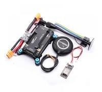 Contrôleur de vol APM2.8 avec Boussole intégrée, Support GPS M8N et Amortisseur Compatible avec quadrirotor RC Compatible Multicopter(Horizontal Packaged)