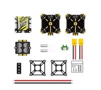 Contrôleur de vol Blitz F7 Pro et ESC E80 4 en 1 80A Pro compatibles avec Un Motif de Montage 35x35mm Compatible avec Multirotor cinématographique FPV X8(F7 Double ESC)