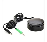 Contrôleur de volume audio filaire, entrée auxiliaire 3,5 mm, réglage du volume par câble pour haut-parleurs et système d'amplification.