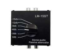 Contrôleur de volume compact en métal : Atténuation multi-réglages pour mixeurs, systèmes Live & HiFi Atténuateur stéréo passif