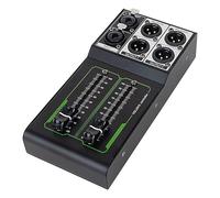 Contrôleur de volume de moniteur - Gestionnaire de niveau sonore précis avec double sortie, équilibreur audio lisse | Boîte de commande FADER de bureau pour le mixage de studio, la production musicale