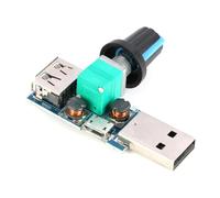 Contrôleur de volume de ventilateur USB réglable 5 W Vitesse du volume du ventilateur en continu Contrôleur de vitesse 4-12 V Moteur réglable