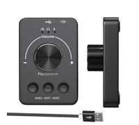 Contrôleur de volume USB - d'aluminium ABS | Bouton de commande multimédia | Contrôleur de son | Contrôleur audio d'ordinateur raffiné pour le traitement des pour la maison, l'école, le