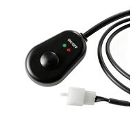 Contrôleur D'éclairage Automobile - Déconnexion Par Bouton-Poussoir 12 V - Contrôleur D'éclairage Voiture En Forme De Larme Avec Indicateur LED Rouge Et Vert | pour Feu Antibrouillard Automobile
