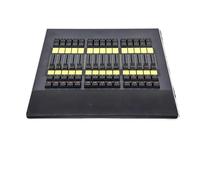 Contrôleur d'éclairage de scène DJ, table de mixage d'éclairage Contrôleur logiciel Fader Wing Connect for éclairage de scène DMX Lyre 2048 Paramètres Command Wing(5PIN Flight Case)