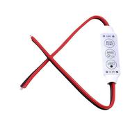 Contrôleur d'éclairage monochrome 3 boutons 8 types prédéfinis Taille Design Convient pour 12 systèmes LED 24 V Variateur d'intensité LED monochrome