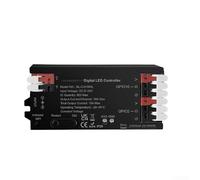 Contrôleur d'éclairage numérique ESP32 5-24 V avec application et télécommande pour bandes RVB SK6812 WebUI 100+ effets d'intégration de maison intelligente (noir)