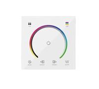 Contrôleur d'écran tactile 86, simple/double couleur/RGB/RGBW, contrôleur de variateur LED(86touchpanelRGBWcontroller)
