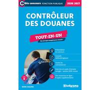 Contrôleur des douanes - Tout-en-un (Catégorie B - Concours 2026-2027) - Marc Dalens - Studyrama Eds - broché - Scolaire / Universitaire