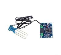 Contrôleur d'humidité du sol pour horticulture, réglable 20-99% RH | Contrôle d'arrosage XH-M214 avec sonde de capteur, régulateur d'humidité DC12V pour l'entretien des plantes