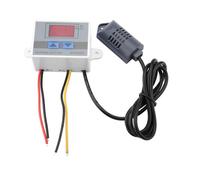 Contrôleur d'humidité numérique HaloVerde pour un contrôle précis de l'environnement, ce commutateur de régulateur d'humidité XH - W3005 comprend une plage d'humidité relative de (12V)