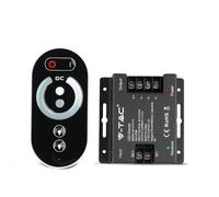 Contrôleur Dimmer Sans Fil RF 2,4GHz Noir V-TAC VT-5115