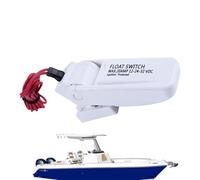 Contrôleur d'interrupteur à flotteur - Bouton d'activation de la pompe de cale 12 V, capteur étanche submersible, dispositif de pompage automatique, unité de commande résistante à la co