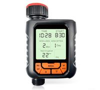 Contrôleur d'irrigation automatique IP65 étanche avec quatre réglages de synchronisation programmables et débit d'eau réglable pour une irrigation de jardin personnalisée