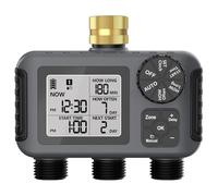 Contrôleur D'irrigation De Jardin Intelligent Systèmes D'arrosage Programmables À Double Tuyau Avec Affichage LED Clair Équipement D'irrigation De Jardin À Économie D'énergie Résistant Intempéries