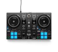 Contrôleur DJ 2 platines Hercules DJControl Inpulse 200 MK3 USB-C guides Beatmatch Noir
