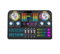 Contrôleur DJ, Carte son for jeux vidéo, mixeur, mixeur de streaming avec interface, carte son BT for PC, téléphone, streaming en direct