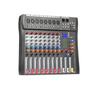 Contrôleur DJ, Console de mixage Audio à 8 canaux, carte son, réverbération USB for PC, Studio scène, DJ, contrôleur, surveillance