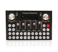 Contrôleur DJ, Electric Sound Effects Microphone Mixer for Phone PC Computer Au-dio Card
