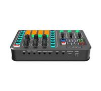 Contrôleur DJ, Mélangeur Au-dio M6, carte son, dispositif de changement voix, Table externe for casque USB, micro, ordinateur portable, PC, diffusion en direct, jeu musique