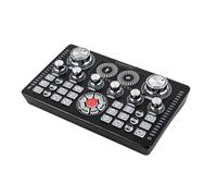 Contrôleur DJ, Mixeur Q7, carte son externe USB for casque, diffusion en direct, for téléphone portable, ordinateur, mixeur fantôme 48 V