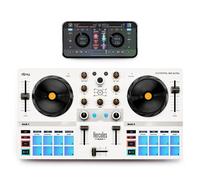 Contrôleur DJ mobile Hercules Mix Ultra pour smartphone iOS et Android Blanc