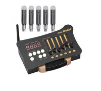 Contrôleur DMX for éclaira Disco, 1 contrôleur DMX512 + récepteur de Char, éclaira de scène for fête DJ(1 and 5)