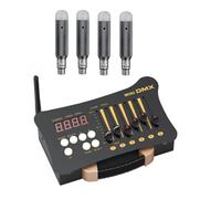 Contrôleur DMX for éclaira Disco, 1 contrôleur DMX512 + récepteur de Char, éclaira de scène for fête DJ(1 and 4)