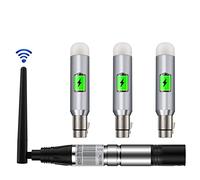 Contrôleur DMX Sans Fil, Émetteur/Récepteur Sans Fil DMX512, Éclairage LED, Contrôle de Lumière avec Contrôleur DMX pour Tête Mobile, Lumière de Scène, Bars, Lumière de Fête Discothèque Noël