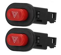 Contrôleur Double Flash Warning, Commande Hazard Interrupteur d'Éclairage Électrique, Actionneur Signalisation Émergence, Bouton Contrôleur d'Éclairage pour Véhicule ou Équipement