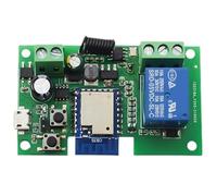 Contrôleur d'ouverture de porte de garage Tuya SmartLife App Télécommande Interrupteur intelligent Relais marche/arrêt Module 12 V Alexa Google Home(RFB)