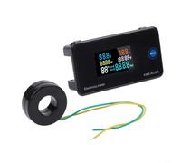 Contrôleur Électrique 300VAC Température et pour temps Intégrés | Écran LCD couleur grand angle, 6 paramètres simultanés, mémoire après coupure, plage 0-100A