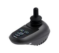 Contrôleur électrique pour fauteuil roulant, 24 V, commande à 360°, 5 niveaux de vitesse, démarrage progressif PWM et fonction de freinage de rampe, protection contre l'eau IPX3, télécommande jusqu'à