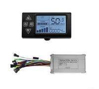 Contrôleur électrique sans balais pour vélo et scooter avec écran LCD compatible avec les moteurs 36 V 48 V 17 A 250 W 350 W avec 3 modes de contrôle et écran S861