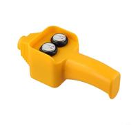 Contrôleur filaire de treuil électrique 12 V avec bouton poussoir avant/arrière, 24 x 16 x 8 cm, ensemble de commande manuelle jaune pour cabestan winchess (sans fil)