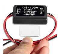 Contrôleur flash stroboscopique, module clignotant LED accessoire de voiture de frein avec protection IP65 pour véhicules à moteur