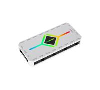 Contrôleur - GAMEMAX - V4.0 WT - ARGB+PWM - Blanc - Hub PWM pour ventilateurs