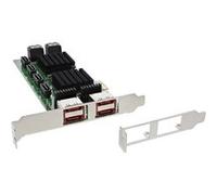 Contrôleur InLine® PCI-Express 2.0 SATA 6 Gb / s, avec 8 SATA (4x eSATA) G