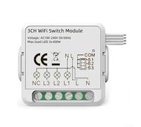 Contrôleur intelligent de volets roulants pour WLAN et systèmes compatibles avec rideaux, stores, auvents à distance (4 routes)