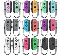 Contrôleur Joy pad pour Nintendo Switch, plusieurs couleurs, manette de jeu sans fil, double Vibration, contrôleurs de commutation Joycons Vert armée