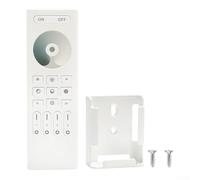 Contrôleur LED 2,4 GHz - Variateur LED 12 V/24 V - Pour bandes lumineuses LED RGBCCT - Télécommande LED de 30 m - Économe en énergie avec seulement 20 µA de consommation en veille (blanc)