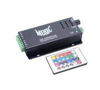 Contrôleur LED RGB 24 touches, télécommande DC12-24 V