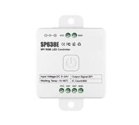 Contrôleur LED SP638E SPI RGB DC 5 V 12 V 24 V 600 pixels adressable, variateur musical et télécommande tactile 2,4 GHz(SPI RGB SP638E)