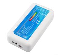 Contrôleur LED tactile RF 2,4 g pour bandes RVB et CCT avec 8 fonctions de réglage du mode dynamique et kit de télécommande sans fil pour éclairage domestique (récepteur)