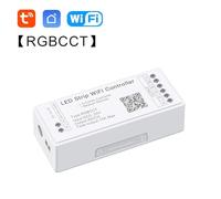 Contrôleur LED Tuya Smart Life 12 V, interrupteur intelligent WiFi, interrupteur for bande lumineuse LED, fonctionne avec Alexa et Google Home(RGBCCT Controller)