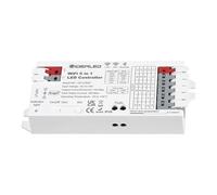 Contrôleur LED WiFi intelligent 5 en 1 RGBWW, contrôleur sans fil intelligent pour RGBCCT RGBW RGB CCT LED couleur unique Streifen, APP/commande vocale fonctionne avec Alexa/Google Assistant