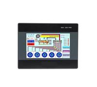 Contrôleur logique programmable industriel tout-en-un 4,3 pouces 12DI 12DO sortie transistor RS485 RS232 écran tactile