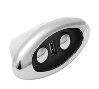Contrôleur Manuel de canapé électrique à 2 Boutons avec Port USB et Rétroéclairage LED pour Une Utilisation Domestique Facile - ABS de Haute qualité, Câble de 150 Cm (Tête Droite)